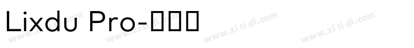 Lixdu Pro字体转换